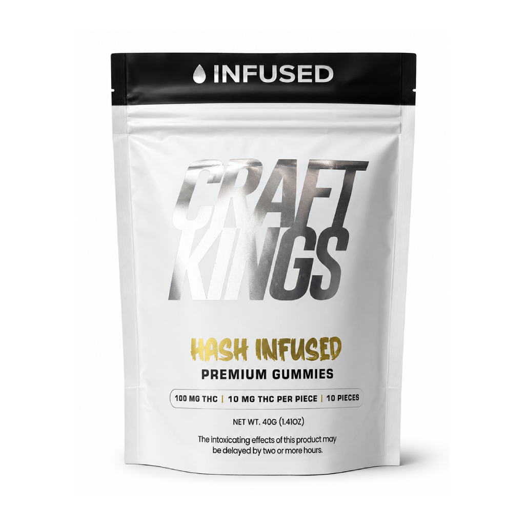 Craft Kings Hash Infused Premium Gummies